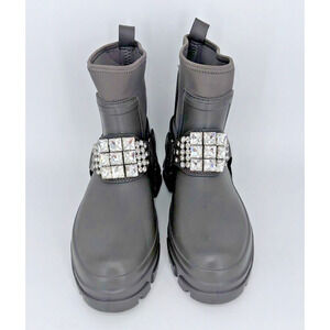 Karl Lagerfeld Rylie Bootie Women's Grey SZ:8